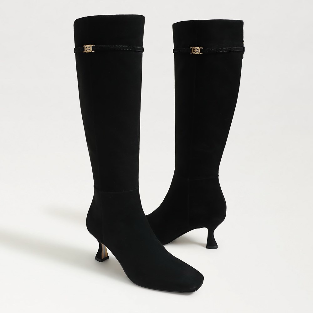 Sam Edelman Black Over the Knee Boots